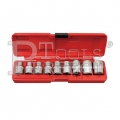 1/2"DR. 9件星形套筒扳手組
S409E-BS1