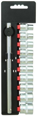 1/2"DR. 11PCS SOCKET RATCHET PLASTIC HANGER SET
S411A-HS1