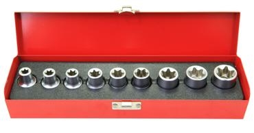 1/2"DR.  9PCS SOCKET SET
E409-MS1