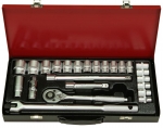1/2"DR. 24件套筒組
S424M-MS1