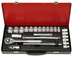 1/2"DR. 24件套筒扳手工具組
S424P-MS1