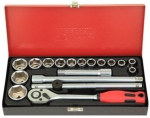 1/2"DR. 18件套筒组
S418A-MS1